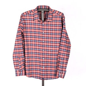 Untuckit Men's Classic Plaid Flannel Shirt Size XXXL 3XL Cabin Rugged Casual